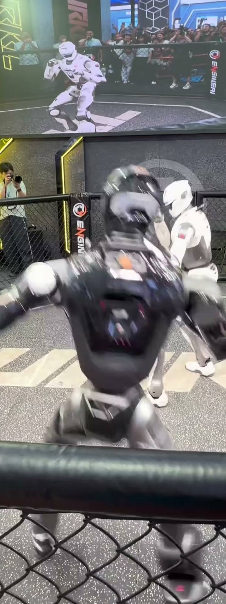 A arena de combate dos robôs chineses