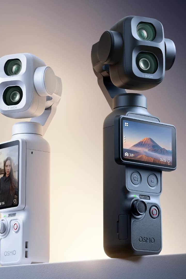 A nova câmera de bolso da DJI: Osmo Pocket 4 Pro, dupla, que os EUA nem podem ter