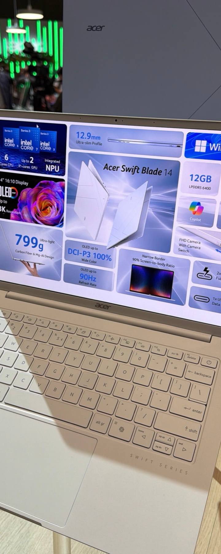 O notebook de 799 g e o que se conserta