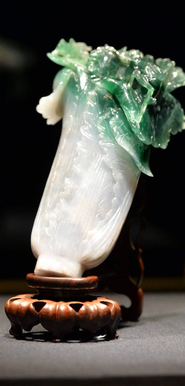 O repolho de jade que virou a estrela do museu