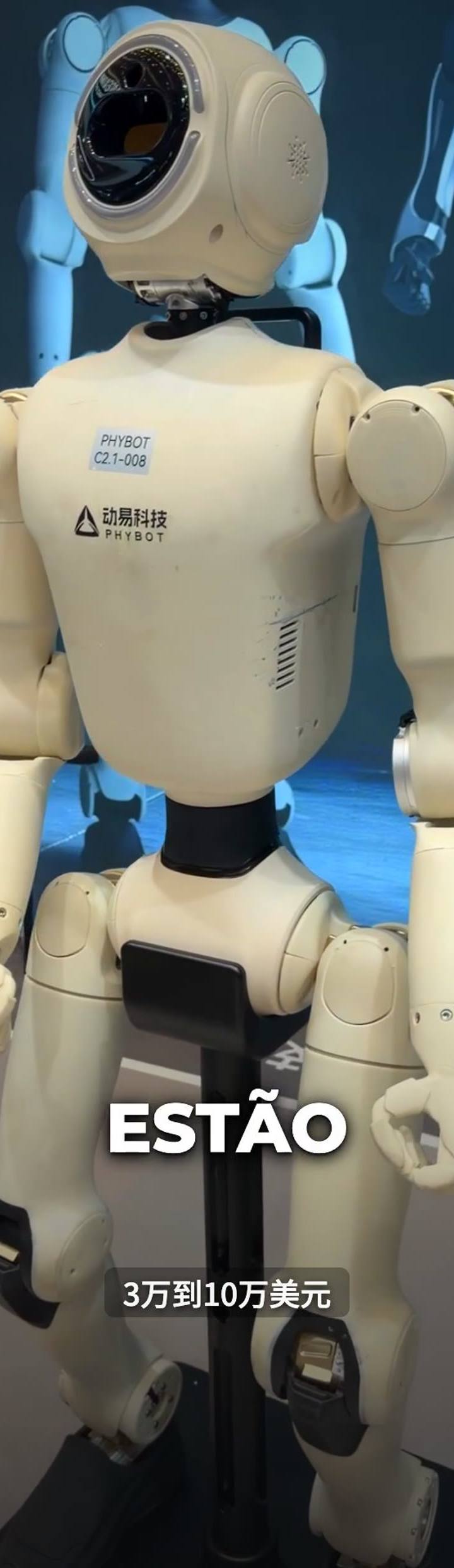 O robô humanoide de companhia que a China pôs à venda