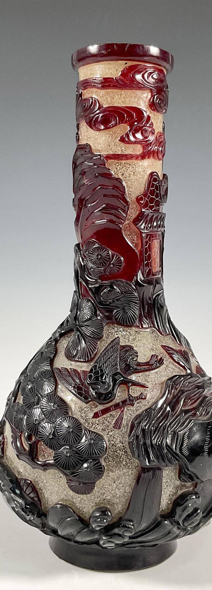 O vaso de vidro que Qianlong mandou copiar